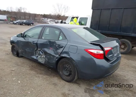 2015 Toyota Corolla L z USA, uszkodzony, nr VIN 2T1BURHE7FC398436